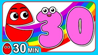 quotCount to 30quot Numbers Songs amp More  Learn Counting from 1 to 30  Number Rhymes For Children [upl. by Bruns]