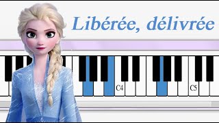 Apprendre le refrain quotLibérée délivréequot au piano Anaïs Delva🎶😊😊😊 [upl. by Oiram]