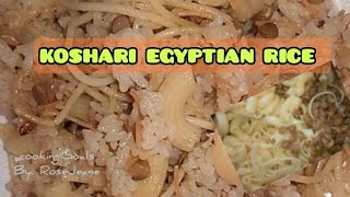 SUPER EASY KOSHARI EGYPTIAN RICE STEP BY STEP WAYS FOR BEGINNERS [upl. by Eahc6]