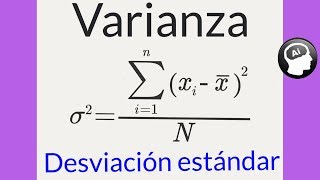 Medidas de variabilidad Varianza Desviación estandar para datos agrupados y no agrupados [upl. by Hotchkiss]