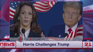 Will Trump Join Harris on Debate Stage [upl. by Aneerahs]