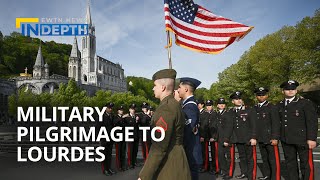 Military Pilgrimage to Lourdes  EWTN News In Depth [upl. by Ydniahs]