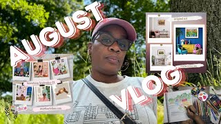 Painting And Sketchbook Adventures Artist Vlog For August [upl. by Klump128]