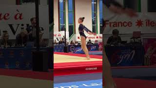 Louane Plisson 2012 🇫🇷🥈en espoir 12533 Combs la Ville 2024 gymnastique floor [upl. by Yim]