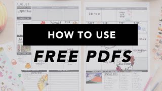 How to Use Our Free PDFs in Your Passion Planner [upl. by Oilcareh]