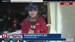 WFTV Channel 9 Eyewitness News Hurricane Milton Coverage Midnight5AM October 10 2024 [upl. by Ellek]