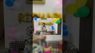 Naming Ceremony namingceremony name treding newborn newbornbaby viral shorts cutebabyboy [upl. by Bourne473]