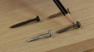 Choosing the Correct Screw Pocket Screw  Woodworkers Guild of America [upl. by Jillayne]