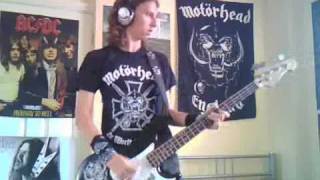 Motörheads Stone Dead Forever BASS COVER [upl. by Durwood549]