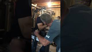 John Brzenk and Ron Bath arm wrestling practice 10262019 [upl. by Airual959]