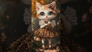 Fashionable Kitty 😍😻 cat kittan trending trendingshorts reels viralshort viralvideo youtube [upl. by Adlitam]