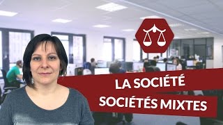 La société  les sociétés mixtes  Droit  digiSchool [upl. by Filiano]