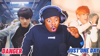 MY FIRST TIME HEARING BTS DANGER  JUST ONE DAY  LOOK AT MY FACE  REACTION [upl. by Soloma]