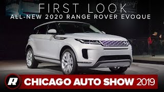 Redesigned 2020 Range Rover Evoque is now available as a mild hybrid  Chicago 2019 [upl. by Anirrok175]