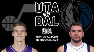 Utah Jazz vs Dallas Mavericks Full Game Highlights  Oct 28 2024  202425 NBA Season 🏀🔥 [upl. by Dlonyer823]