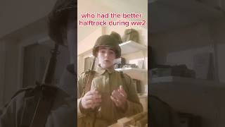 Who had the better halftrack during ww2  ww2 history [upl. by Evita]