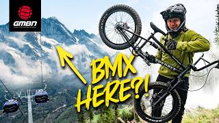 Riding This Full Sus BMX In The Alps Was A Bad Idea Here’s What Happened [upl. by Clyve]