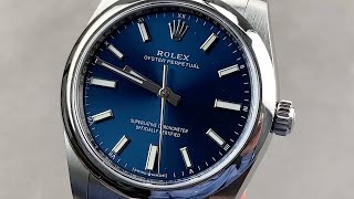 Rolex Oyster Perpetual 124200 Rolex Watch Review [upl. by Bohannon]