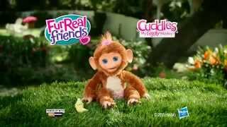 Cuddles My Giggly Monkey  FurReal Friends  Doll  TV Toy Commercial  TV Ad  TV Spot  Hasbro [upl. by Ahtelat753]