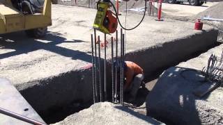 11 35mm rebar bending one man show with Jimmy Rebar Bender [upl. by Idissac953]