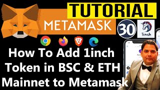 How To Add 1inch Token in BSC amp ETH Mainnet to Metamask Wallet  1inch Token [upl. by Cinimmod]