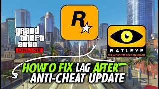 HOW TO FIX GTA 5 ONLINE LAG AFTER ANTI CHEAT UPDATE  NEW METHOD 100  WORKING [upl. by Ellerud829]