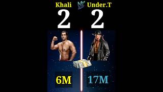 The Great Khali VS Under Taker   shorts thegreatkhali undertaker [upl. by Ripp170]