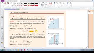 Chap 53  Centroids of lines areas and volumes a Centroid of an area Sample Problem 53 [upl. by Sussi]