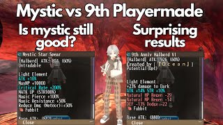 Mystic vs 9th anniv player made HB  MidBudget Halberd Equipment Concepts  Toram Online [upl. by Eibbil757]