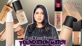 BEST Foundation for DRY OILY COMBINATION amp NORMAL Skin Type  Find Your Perfect Foundation Match [upl. by Aciretehs]