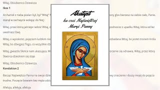 Akatyst ku czci Najświętszej Maryi Panny [upl. by Waters661]