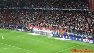 Ambiance Caen  PSG coupe de France 18 avril 2018 [upl. by Nichola]