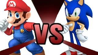 MARIO vs SONIC Sudden Death Cartoon Fight Club Episode 10 [upl. by Jake]