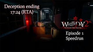 White Day 2 Any Episode 1 speedrun in 1724 RTA [upl. by Asela]