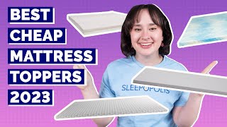 Best Cheap Mattress Toppers  Our Top Budget Buys [upl. by Enelrac411]