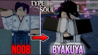 Noob To BANKAI As Byakuya Kuchiki Flower In Type SoulRoblox [upl. by Iaverne]