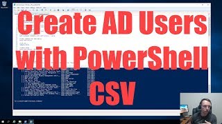 PowerShell create multiple users [upl. by Sokram]