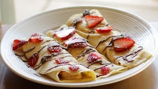 How to Make Crepes  Easy Crepe Recipe [upl. by Lunseth4]