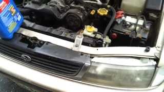 Removing thermostat 22 Subaru LocationHow To [upl. by Camus]