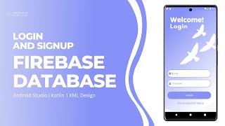 Login and Signup using Firebase Authentication in Android Studio  Kotlin [upl. by Ahsyt84]