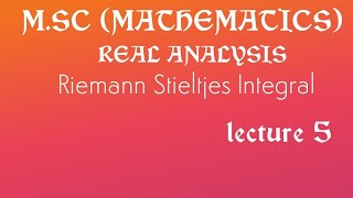 Riemann Stieltjes integral theorem 2 [upl. by Pate351]