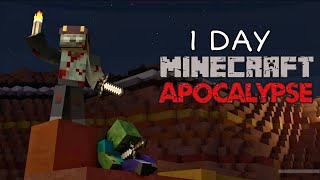 I did not Survive a Day in a Zombie Apocalypse in Minecraft Tagalog [upl. by Cioffred315]