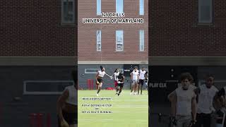 1v1 Drills at University of Maryland  Which Rep Was Better Defense Stop or Offense Route [upl. by Oimetra]