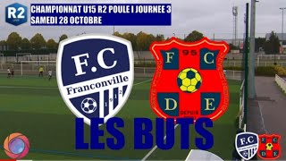 SAMEDI 28 OCTOBRE U15 R2 FC FRANCONVILLE  FC DEUIL ENGHIEN LES BUTS [upl. by Maxma]