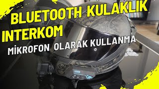 Bluetooth kulaklık veya interkom ile ses kaydı yapma mikrofon olarak kullanma [upl. by Sancha]