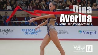 GRAND PRIX MOSCOW 2018  DINA AVERINA ribbon  RHYTHMIC GYMNASTICS [upl. by Alphonse]