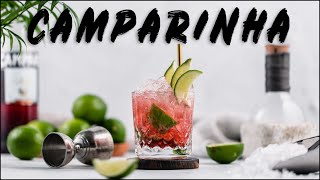 The Camparinha  A Campari Caipirinha cocktail recipe [upl. by Nahtannoj]