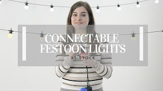 Connectable Festoon Garden String Lights [upl. by Gnni]