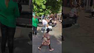 Dance Monkey Song in Leicester High Street [upl. by Anitsuga644]