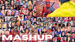 Deadpool amp Wolverine  Deadpool Meets All the Wolverine Variants REACTION MASHUP [upl. by Lucila]